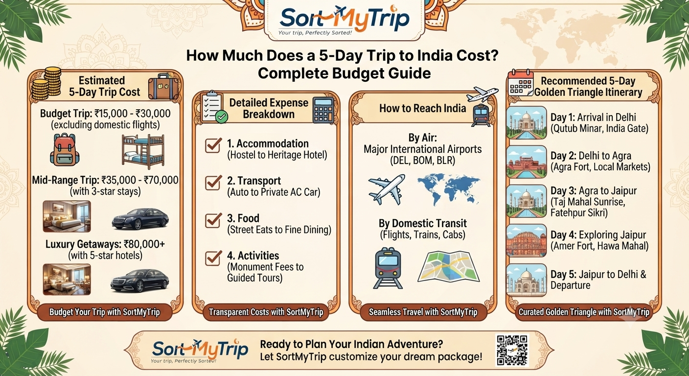 How Much Does a 5-Day Trip to India Cost? Complete Budget Guide